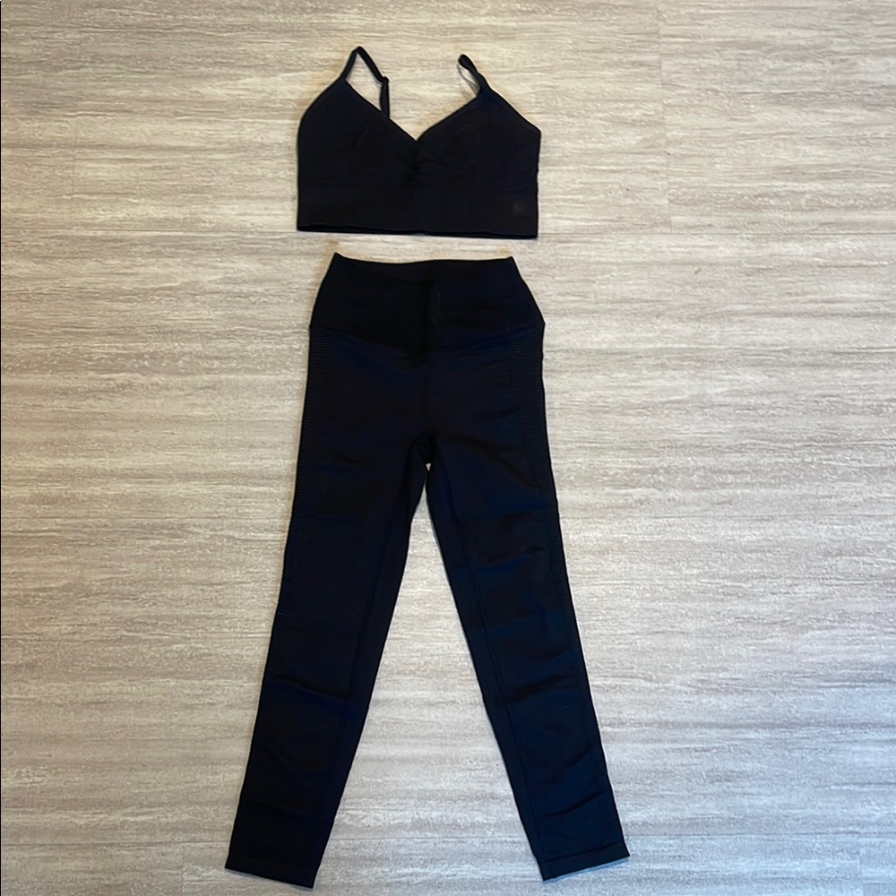 Women's Black Two-Piece Set